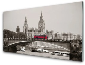 Akril üveg kép London Bridge, Big Ben 100x50 cm