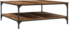 vidaXL Dohányzóasztal Régi fa 100 x 100 x 40 cm Faanyag