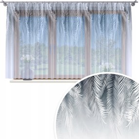 Függöny Kész Fátyol 500X150 Festett Mintás Béka Szalag Függöny 193