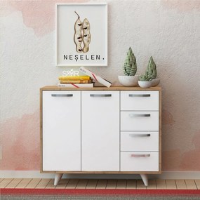 Waga Oak and White szekrény