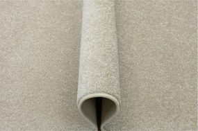 Szőnyeg Bézs Kasmír Sima Puha Filc Brighton Nappaliba 150x300 cm