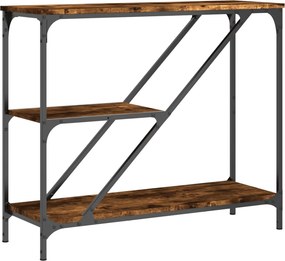 vidaXL füstös tölgy színű szerelt fa tálalóasztal 88,5x30x75 cm
