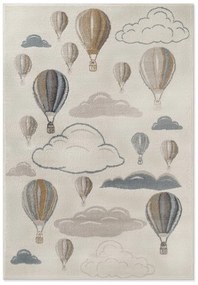 Krémszínű gyerek szőnyeg 120x170 cm Hot Air Balloon – Hanse Home