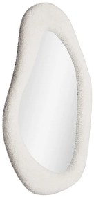 Bosa tükör, plüss, fehér 46,5x61 cm