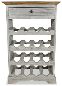 Tömör mahagóni fa bortartó állvány 55 x 23 x 85 cm