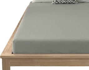 Mikroszálas lepedő MICROVELLE világosszürke 90x200 cm