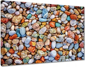 Vászonkép 100x70 Színes kavicsok