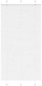 pliszírozott redőny Fehér 105x200cm szövetszélesség 104,4cm