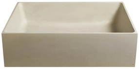 Sapho - Ráültethető mosdó FORMIGO 47,5x36,5 cm beton/bézs