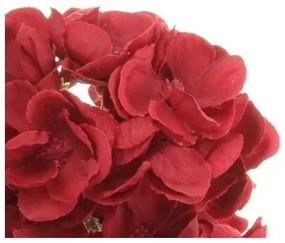 Művirágcsokor, muskátli, 25 x 25 x 40 cm