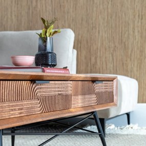 Barna dohányzóasztal 60x120 cm Lagom – Ixia