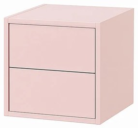 Boxie 2 fiókos fali szekrény 40x40x37 cm pink