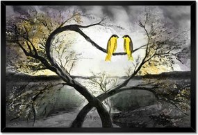 Poszterek keretben 60x40 Randevú az éjszakai fényben