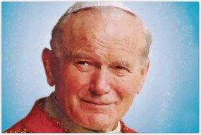 Poszterek 120x80 II. János Pál pápa