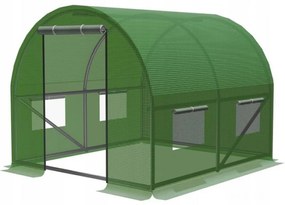 Kerti fóliasátor zöld 2 x 2 m