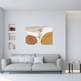 Kép - Boho formák (90x60 cm)