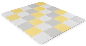 Kinderkraft KINDERKRAFT LUNO 30 db szürke/sárga hab puzzle játék AG0204