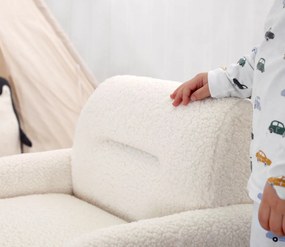 Gyerek ülőke Cobie Teddy - White