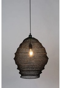 Lena fekete függőlámpa, ø 48 cm - White Label