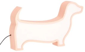 LED gyerekasztali lámpa DOG LED/12W/230V rózsaszín