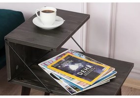 Éjjeliszekrény CROSS 55x50 cm barna