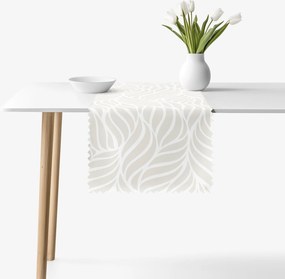 Goldea teflonbevonatú asztali futó - bézs vonalak 20x120 cm