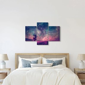 Kép - természetfeletti éjszakai égbolt (90x60 cm)