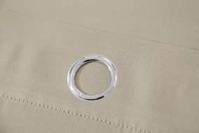 Függöny OXFORD 140x270 cm, bézs Felfüggesztés: Hullámos sínszalag