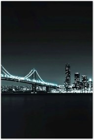 Poszterek 80x120 Usa Híd az éjszakában Fények