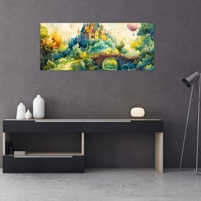 Kép - Mesebeli kastély (120x50 cm)