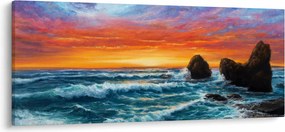 Kép - naplemente (120x50 cm)