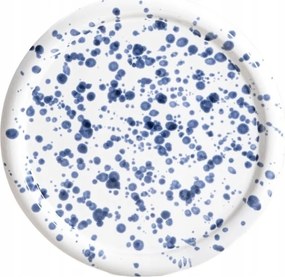 Wilora Ebédlő tányér pöttyös sötétkék 26 cm Homla