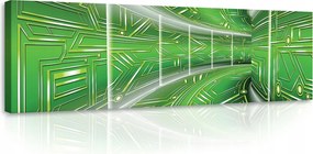 Vászonkép 145x45 Geometrikus absztrakt alagút tetőtéri fényben