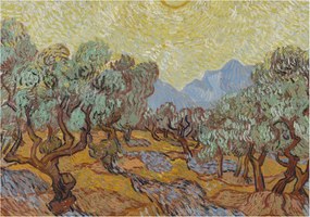 Fotótapéta Flizelin Dekoratív Hálószoba Olajfák 208x146 Ragasztó