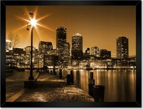 Poszterek keretben 40x30 Éjszakai város