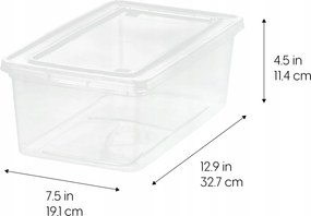 Tárolódobozok patenttal, 10 db-os szett 5l Iris Ohyama,