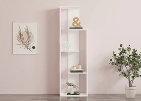 Wand könyvespolc, fehér, 50 cm