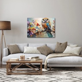 Kép - Festett bagoly (70x50 cm)