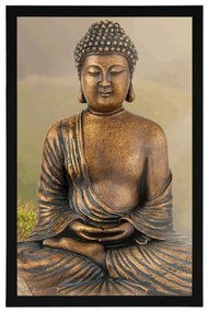 Poszter Buddha szobor meditáló helyzetben