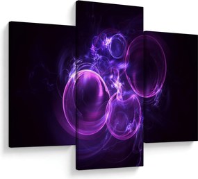 Absztrakt kép buborékok (90x60 cm)