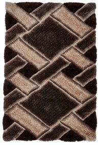 Sötétbarna kézi szövésű szőnyeg 120x170 cm Noble House – Think Rugs