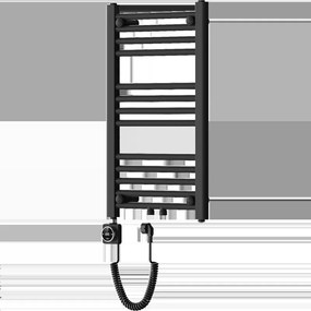 Mexen Mars elektromos radiátor 700 x 400 mm, 300 W, fekete - W110-0700-400-6300-70