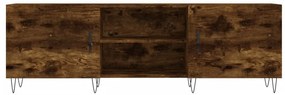 füstös tölgy színű szerelt fa TV-szekrény 150 x 30 x 44,5 cm