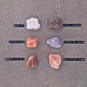 Exkluzív SÓVÁLASZTÉK sókristályok a világ minden tájáról RIVSALT és KONYHAI sószórókhoz - rivsalt