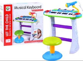 Gyermek zongora székkel - Musical Keyboard