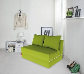 Urban Living Kihúzhatós kanapé, 136x80x40 cm, zöld