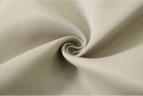 Függöny OXFORD 140x270 cm, világos bézs Felfüggesztés: Hullámos sínszalag