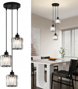 Ashuaqi függőlámpa három lámpaernyővel