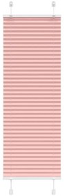 pliszírozott redőny rózsaszín 50x100 cm szövetszélesség 49,4 cm