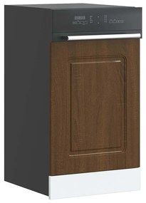 mosogatógép panel Kalmar barna tölgy 45x1,5x67 cm